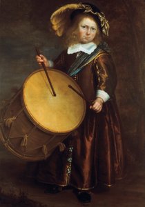 Junge mit Trommel, 17. Jahrhundert von Rembrandt van Rijn