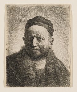 Büste eines Mannes (Rembrandts Vater?) von Rembrandt van Rijn