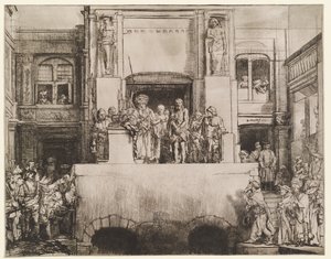Christus wird dem Volk präsentiert (Ecce Homo) von Rembrandt van Rijn