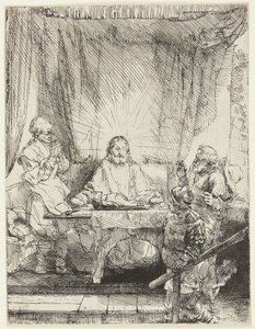 Christus in Emmaus von Rembrandt van Rijn