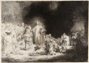 Christus heilt die Kranken Der Hundert-Gulden-Druck