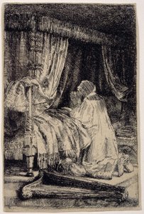 David im Gebet von Rembrandt van Rijn