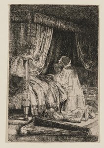 David im Gebet von Rembrandt van Rijn
