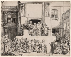 Ecce Homo. Christus dem Volk präsentiert von Rembrandt van Rijn
