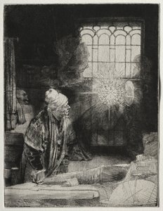Faust, um 1652 von Rembrandt van Rijn