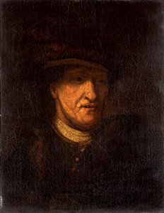 Kopf eines Mannes, c.1825 von Rembrandt van Rijn