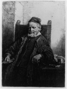 Jan Lutma, Goldschmied, 1656 von Rembrandt van Rijn