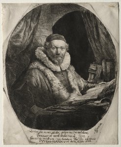 Jan Uytenbogaert, Prediger der Remonstranten von Rembrandt van Rijn