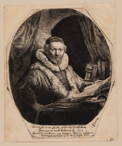 Jan Uytenbogaert, Prediger der Remonstranten von Rembrandt van Rijn