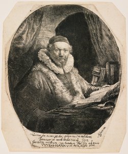 Jan Uytenbogaert, Prediger der Remonstranten von Rembrandt van Rijn