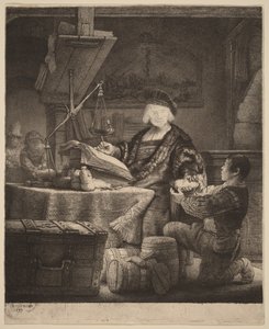 Jan Uytenbogaert, "Der Goldwäger" von Rembrandt van Rijn