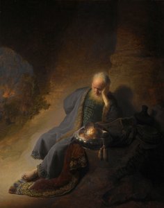 Jeremia beklagt die Zerstörung Jerusalems