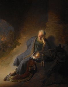 Jeremia beklagt die Zerstörung Jerusalems