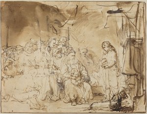 Joseph erzählt seine Träume von Rembrandt van Rijn