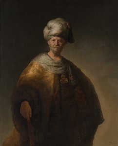 Mann in orientalischem Kostüm Der edle Sklave, 1632 von Rembrandt van Rijn