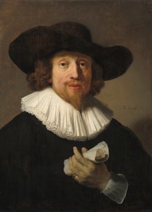 Mann mit Notenblatt, 1633 von Rembrandt van Rijn
