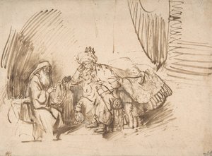 Nathan ermahnt David, 1650-55
