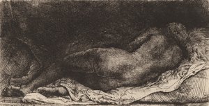 Negerin liegend, 1658