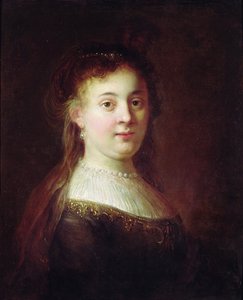 Porträt von Saskia van Uylenburch, ca. 1633