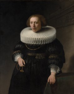 Porträt einer Frau, wahrscheinlich ein Mitglied der Familie Van Beresteyn, 1632 von Rembrandt van Rijn