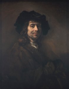 Porträt eines jungen Mannes (vielleicht ein Künstler) von Rembrandt van Rijn