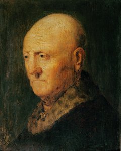 Porträt eines alten Mannes, bekannt als Porträt von Hermann Gerritsz van Rijn, Vater von Rembrandt