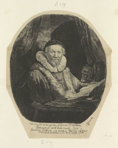 Porträt des remonstrantischen Predigers Jan Wtenbogaert von Rembrandt van Rijn