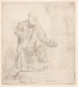 Der reuige Heilige Petrus von Rembrandt van Rijn