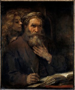 Heiliger Matthäus und der Engel von Rembrandt van Rijn