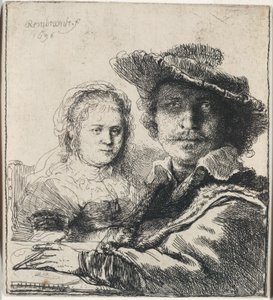 Selbstporträt mit Saskia von Rembrandt van Rijn