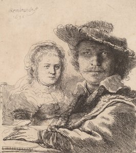 Selbstporträt mit Saskia von Rembrandt van Rijn