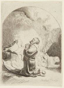 Der betende Heilige Hieronymus von Rembrandt van Rijn