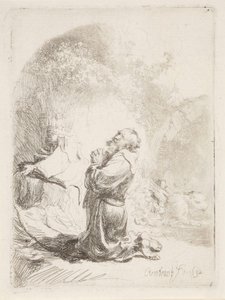 Der heilige Hieronymus im Gebet von Rembrandt van Rijn