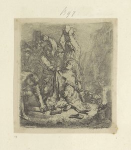 Steinigung des Stephanus (Serie) von Rembrandt van Rijn