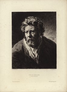 Tete de Viellard von Rembrandt Harmenszoon van Rijn. Graviert von Jules Jacquemart, 1877 von Rembrandt van Rijn