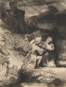 Die Agonie im Garten, ca. 1657 von Rembrandt van Rijn