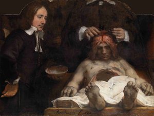 Die Anatomie-Lektion des Dr. Jan Deijman, 1656 von Rembrandt van Rijn