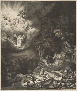 Der Engel erscheint den Hirten, 1634