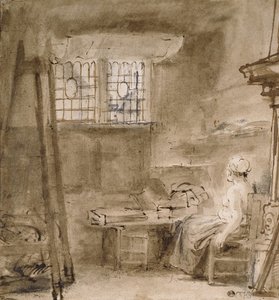 Das Atelier des Künstlers, 1659 von Rembrandt van Rijn