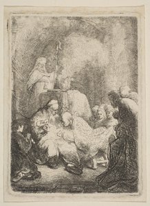 Die Beschneidung: Kleine Platte, ca. 1630