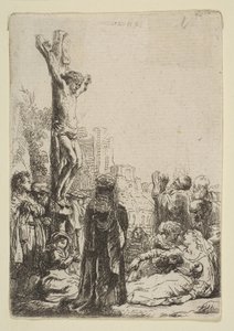 Die Kreuzigung: Kleine Platte, ca. 1635 von Rembrandt van Rijn