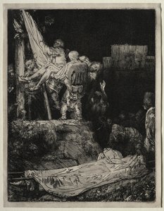 Die Kreuzabnahme bei Fackellicht, 1654 von Rembrandt van Rijn