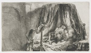 Das französische Bett von Rembrandt van Rijn