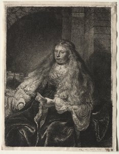 Die große jüdische Braut von Rembrandt van Rijn