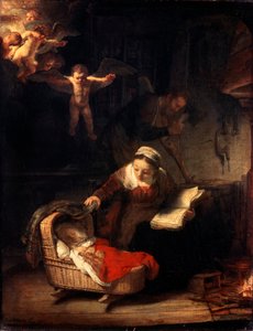 Die Heilige Familie, 1645 von Rembrandt van Rijn
