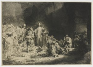 Der Hundertguldenblatt von Rembrandt van Rijn