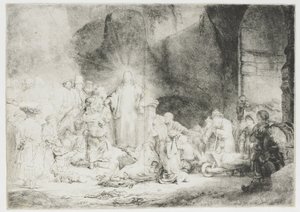Der Hundertguldenblatt von Rembrandt van Rijn