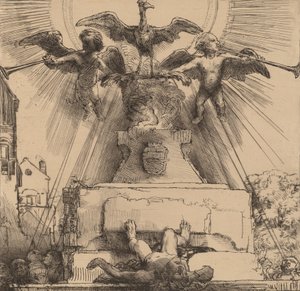 Der Phönix oder die gestürzte Statue, 1658