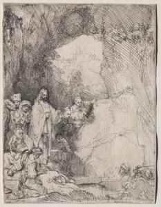 Die Auferweckung des Lazarus: Kleine Platte