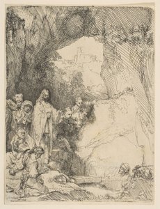 Die Auferweckung des Lazarus, kleine Platte, 1642